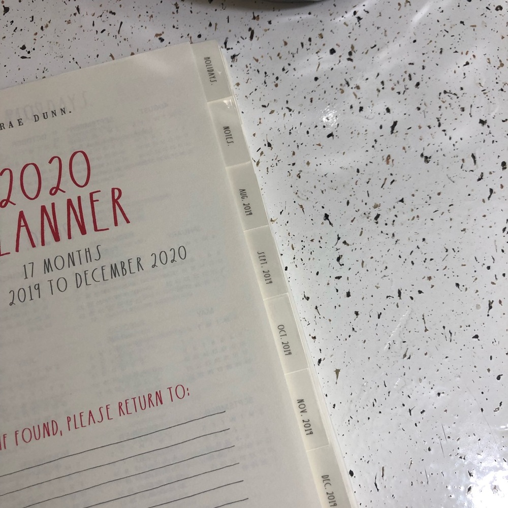 Rae Dunn “Blessed” 2020 Planner - Picture 3 of 6